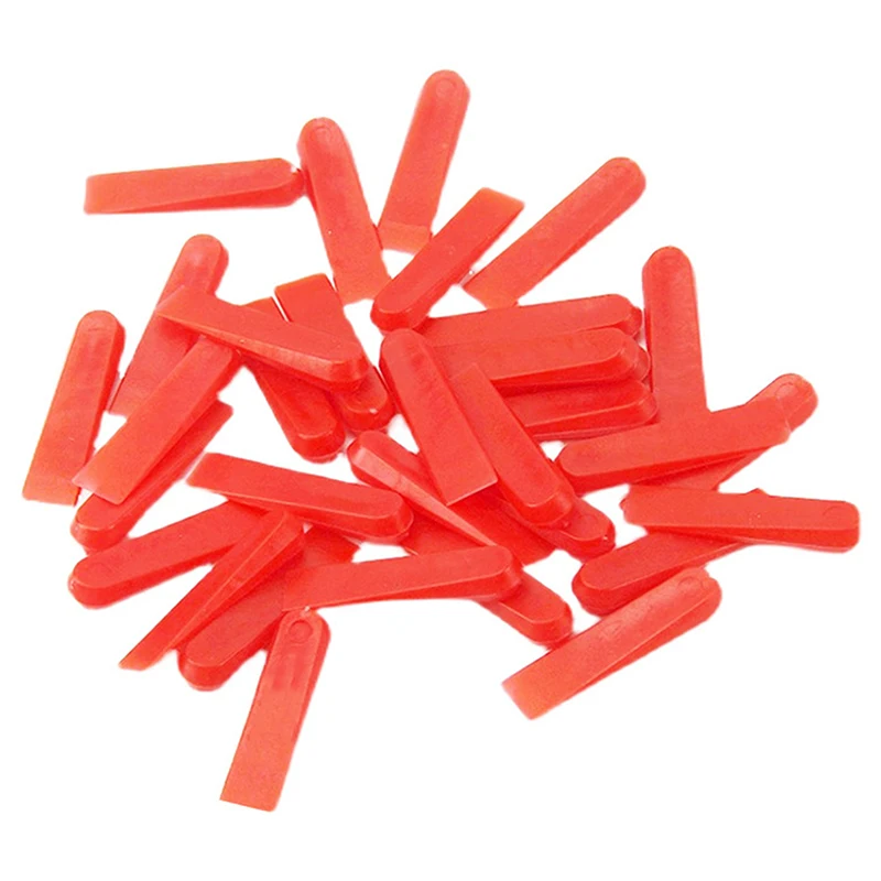 100pcs clip di livellamento del distanziatore del cuneo delle piastrelle di plastica riutilizzabili localizzatore del pavimento strumento di costruzione di regolazione della posa della piastrellatura in ceramica