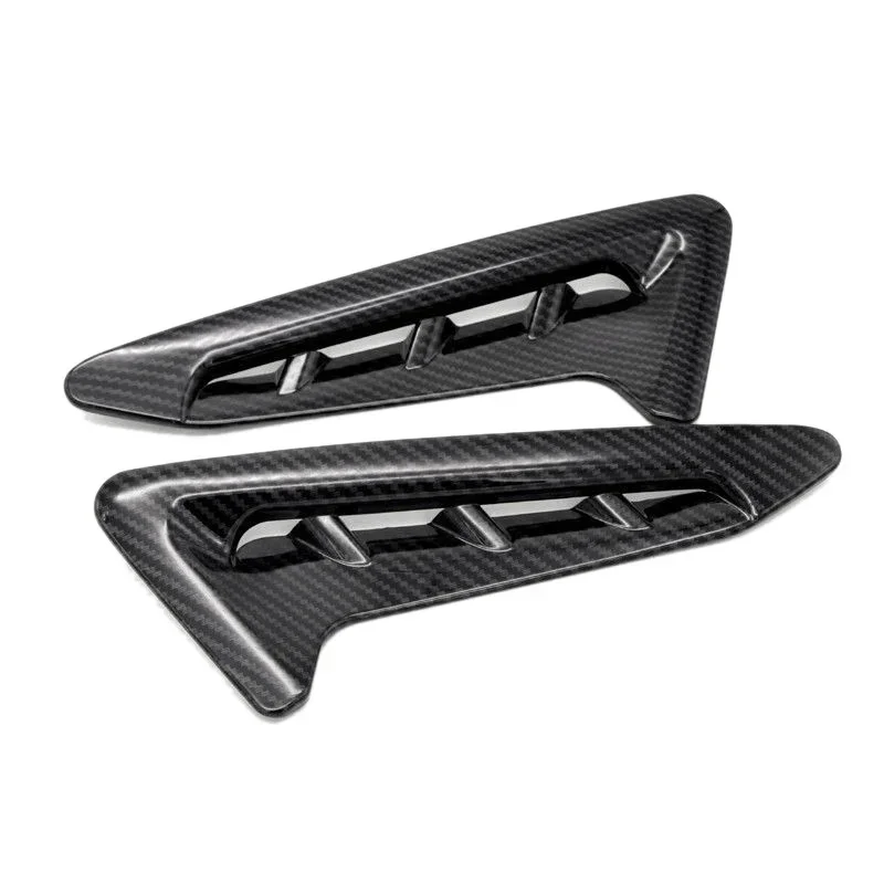 

2x Car Side Fender Vent Cover Fender Decoration For BMW X3 X4 G01 G02 2018-2021 Carbon Look Side Wing Air Vent Intake Cover Trim