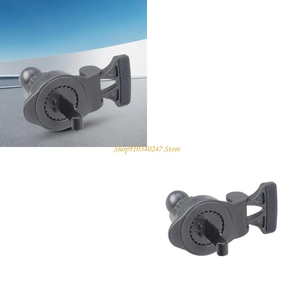 Q22A 17 ملم حامل مقبض رأس كروي مشترك خطاف دوار لمخرج الهواء قابل للتعديل #1