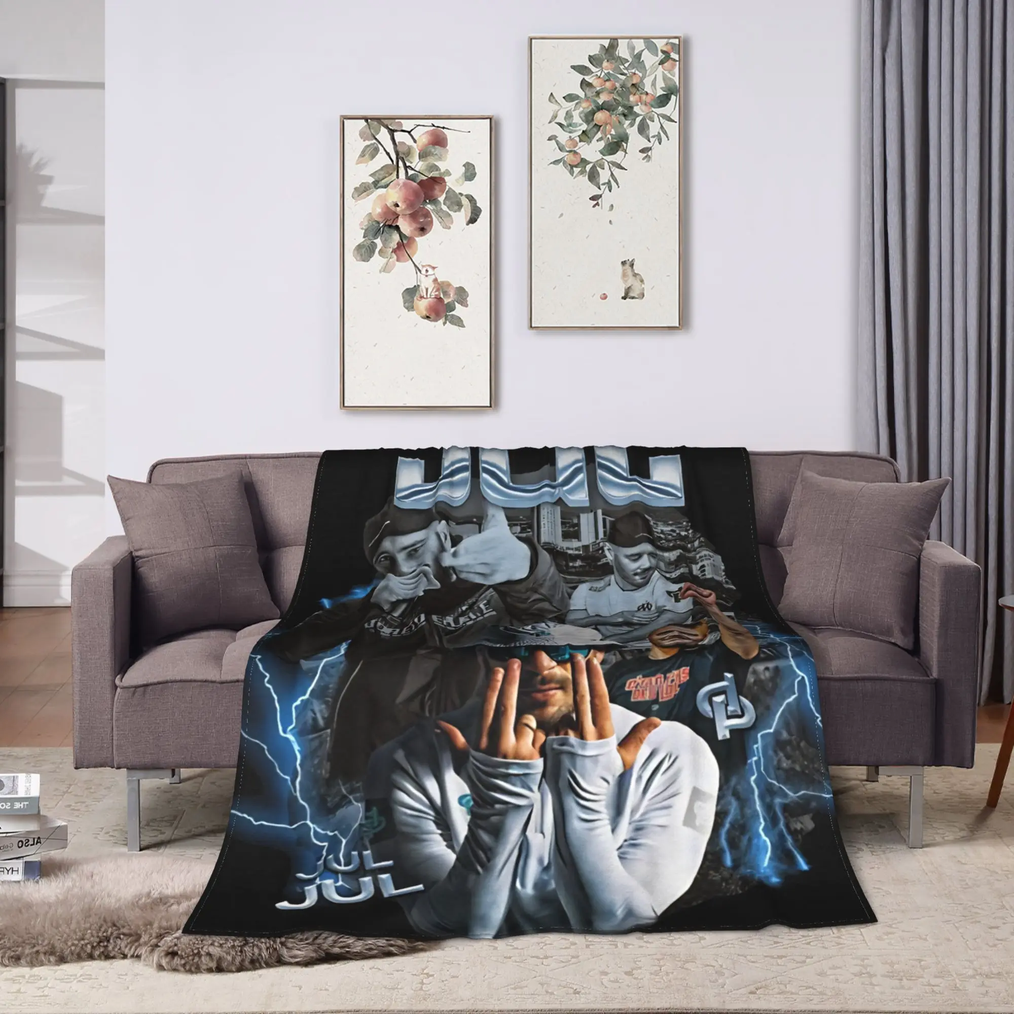 Jul Bootleg 2025 Blankets Quality Soft Warm  Throw Blanket Winter Travel Couch Bed Fashion Bedspread