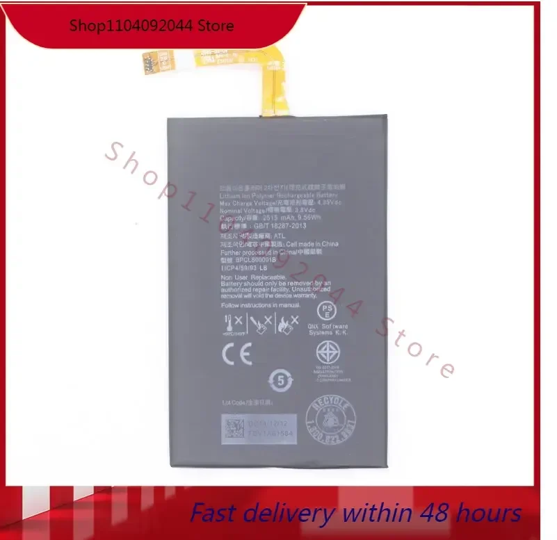 

2515 мАч / 9,56 Втч BPCLS00001B Сменный аккумулятор для BlackBerry Q20 Батарея SQC100-1 SQC100-3 Батареи