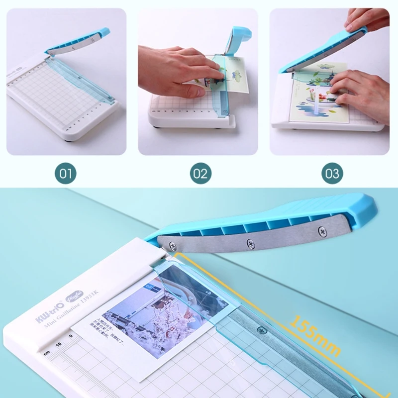 Cortadora de guillotina de papel para el hogar, oficina, escuela, cortador de fotos, herramientas, máquina, la mejor venta, cortador de papel, papel de guillotina