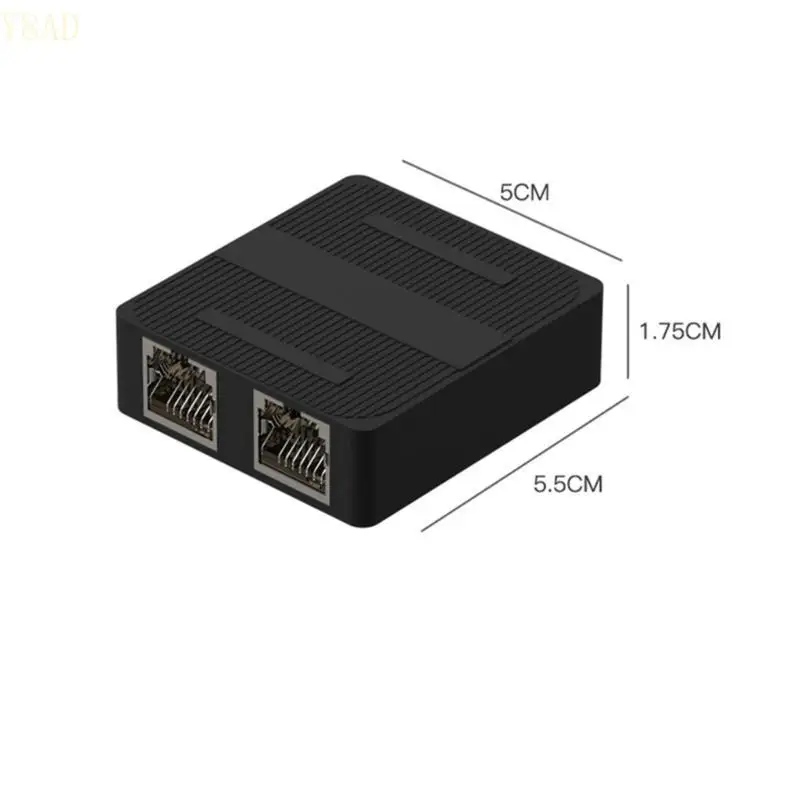 Y8AD Ethernet Splitters Coupler RJ45 Splitters Conectores conectores 1 a 2way