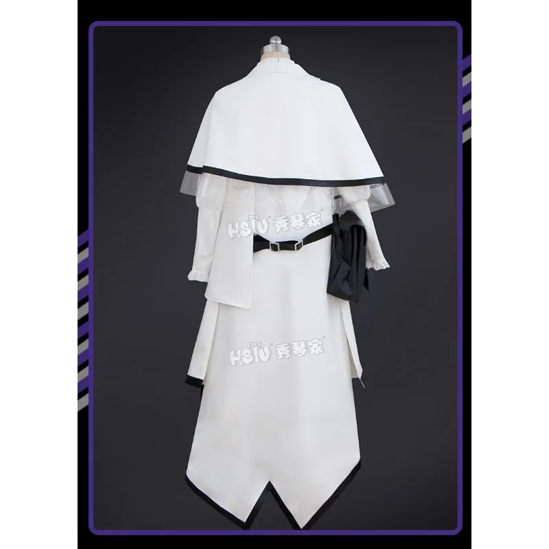 Game Arknights Priestess Cosplay Costume Uniform Props Wig Suit for Women Girls Halloween Carnival Party Roleplay Outfits
