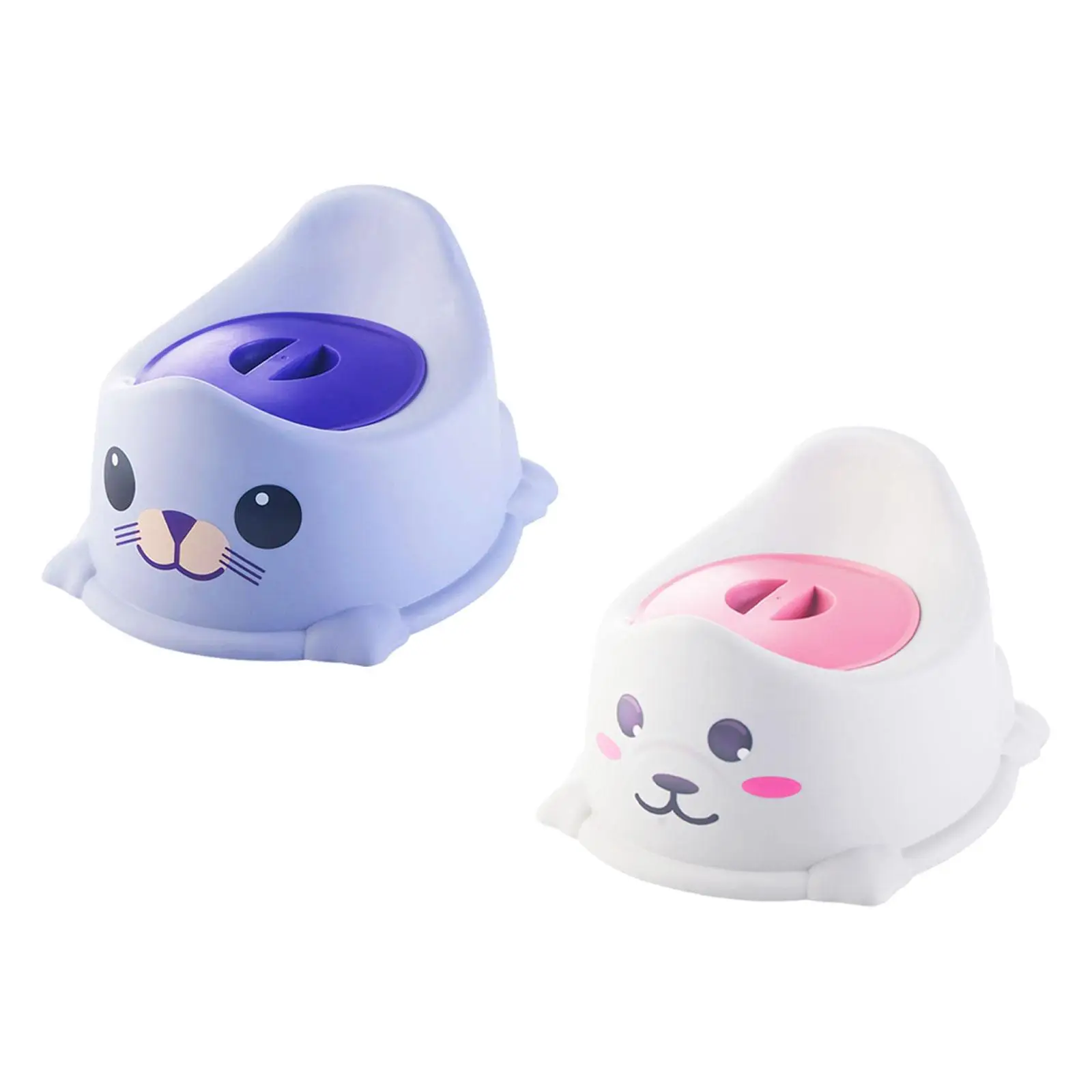 Baby Potty Training Chair Comfortable Travel for Boys Girls Lovely with Handle AntiSlip Portable Toddlers Toilet Potty Seat