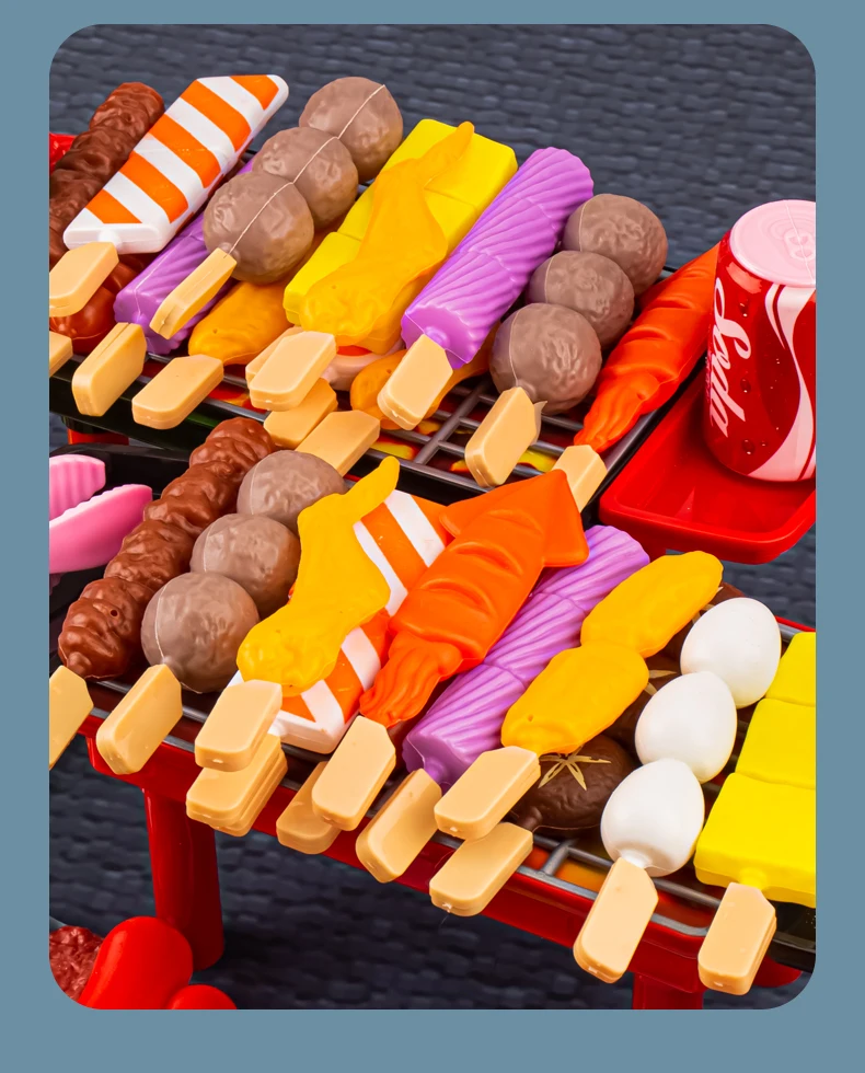 Mini Küche Pretend Spielen Spielzeug Grill Set kinder Kochen Simulation Lebensmittel Multi-set Weihnachten Geschenk Für Kinder Kleinkinder – Detail 7