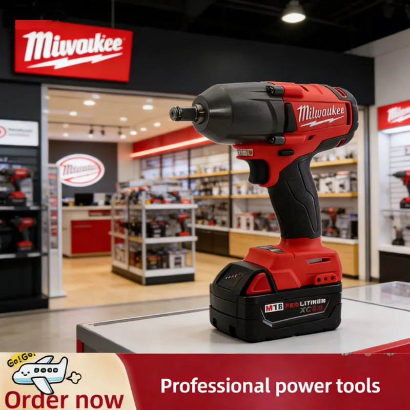 

Бесщеточный электрический ударный гайковерт 1300 Нм, шуруповерт 1/2 дюйма, 3-скоростной беспроводной гайковерт, электроинструмент для аккумулятора M 18В