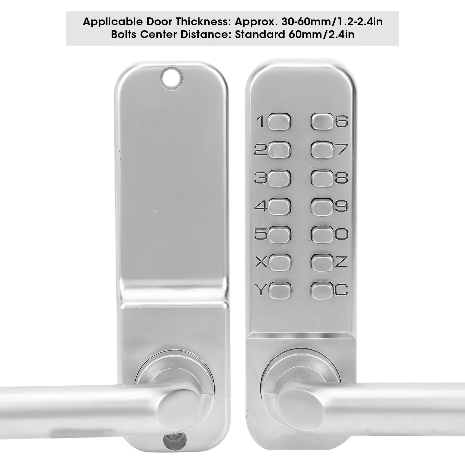 Security Device Keyless Entry Smart Mechanical Door Lock Digital Password Entry Non‑Power Anti‑Theft Safety  Access Ttlock