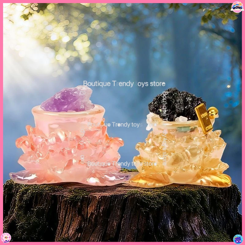 

MINISO Цветочный язык Liucai Светящаяся энергетическая слепая коробка Светящийся кристалл Настольный орнамент Украшение Подарок