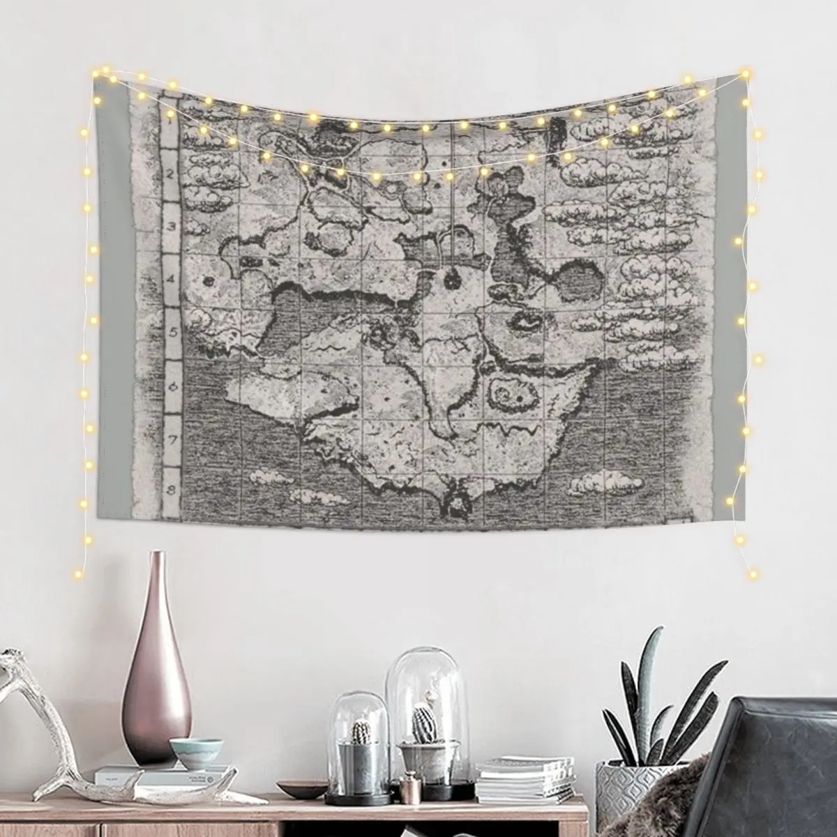 Shadow of the Colossus map Tapestry Decor Home Home And Comfort Decor Korean Room Decor Outdoor Decoration Tapestry