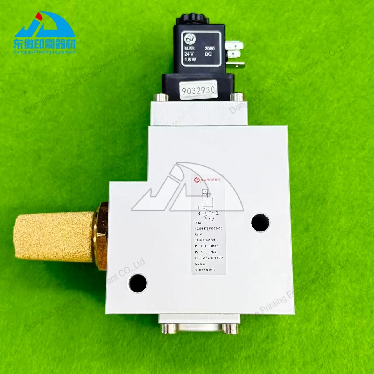 

Best Quality F4.335.031 Solenoid Valve Air Cylinder 3/2-Way for SM102 CD102 CX102 SX102 Offset Printing Part F4.335.031/04