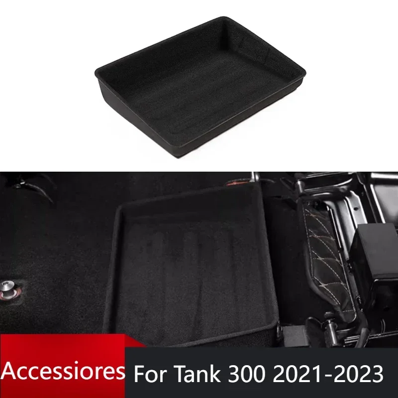 For WEY GWM Tank 300 Under-seat Storage Box Inside The Car Privacy Storage Box Slot Modification Accessories 2021 2022 2023