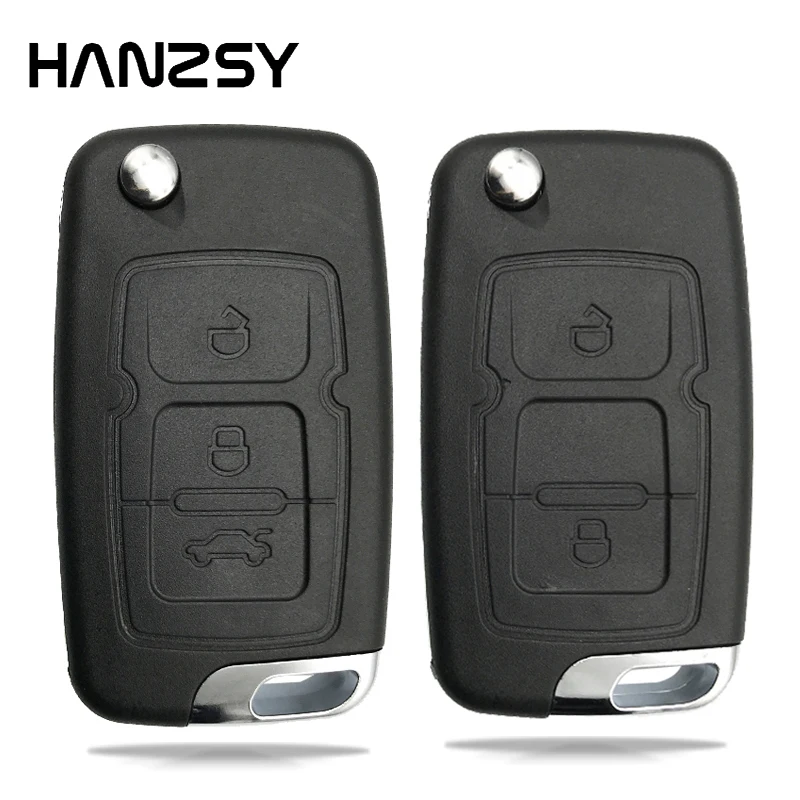 2/3 Buttons Flip Folding key shell For Geely Emgrand 7 EC7 EC715 EC718 Emgrand7 EC7-RV EC715 EC718-RV Car Remote Key Fob Case