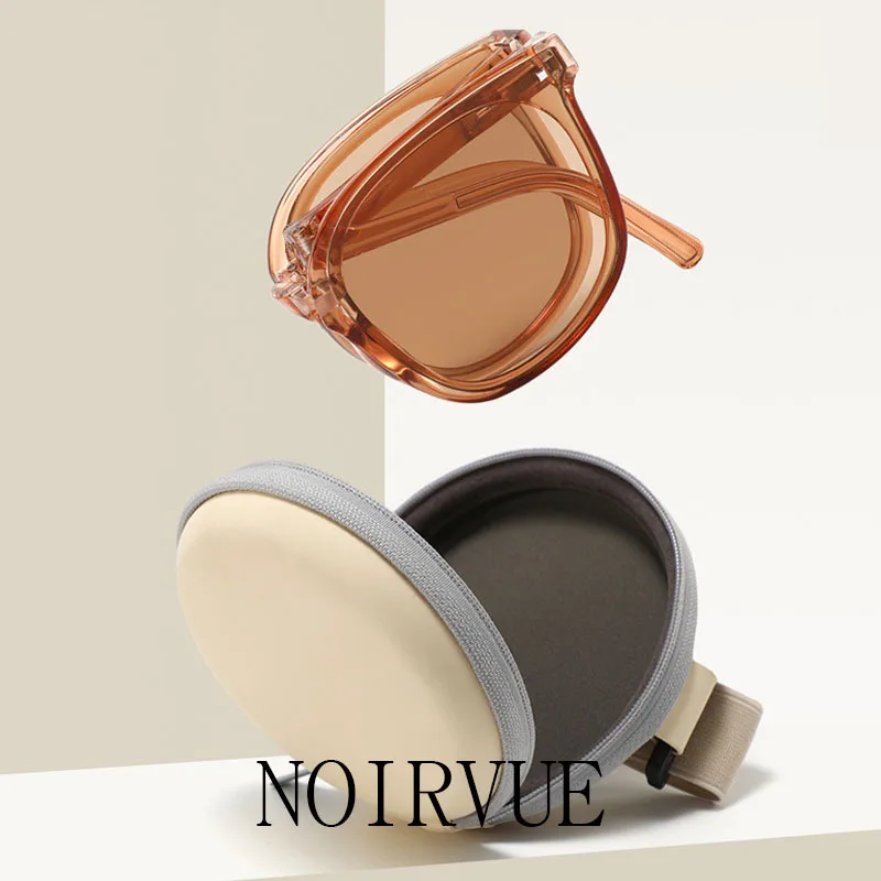 

NOIRVUE Lightweight Foldable Oversized Sunglasses for Women Outdoor Polarized TR-90 Frame Korean Style UV400