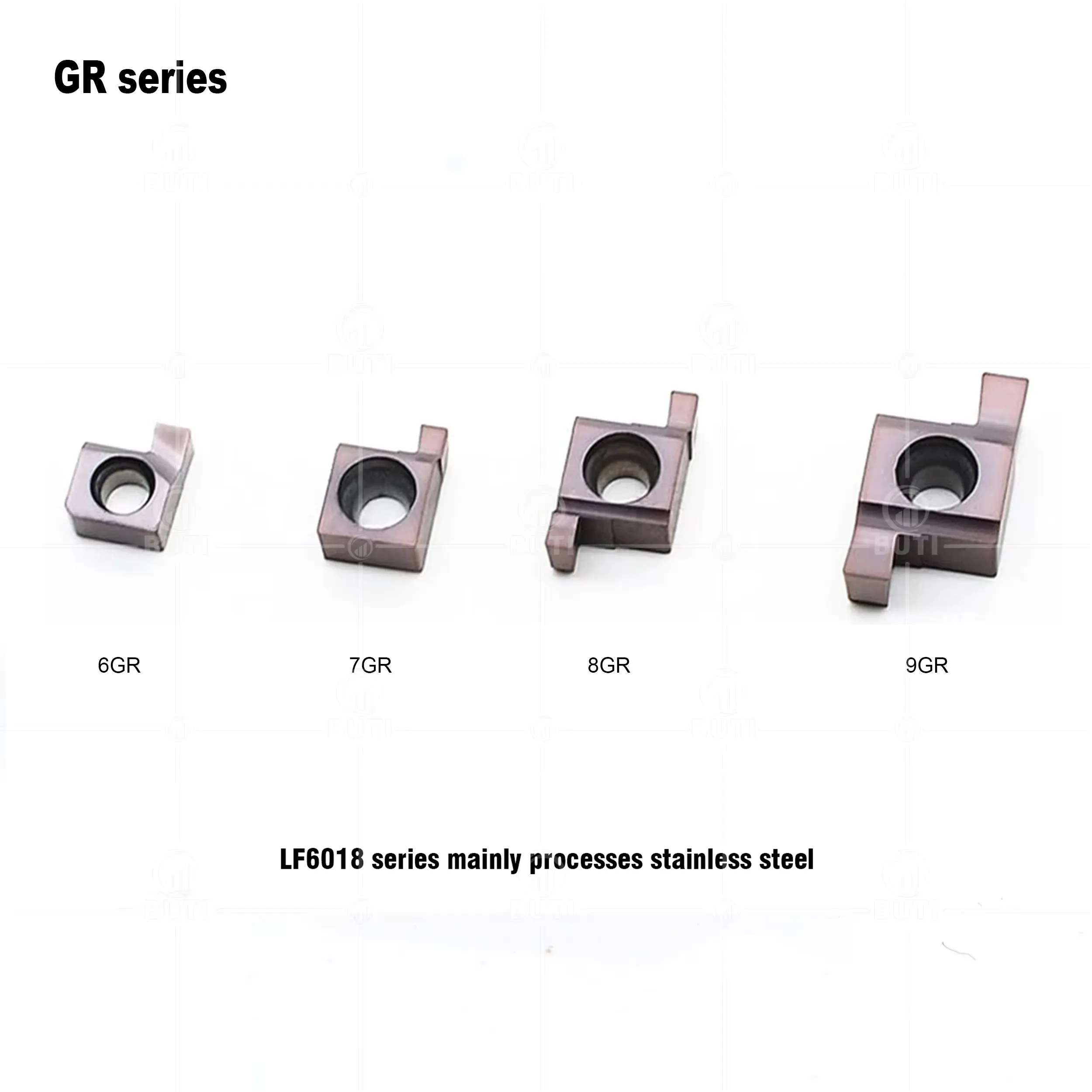 DESKAR 100% Original 7GR 8GR 9GR 100 150 300 LF6018 Numerical Control Lathe Slotting Blades Carbide Inserts Cutting Tools Parts