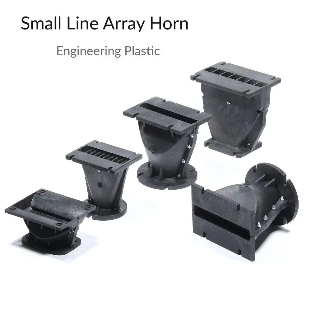 1Pcs Plastic Tweeter Horn Wave Guide Black Wide Coverage Angle DJ Speaker Tweeter Horn Throat Public Address Speaker