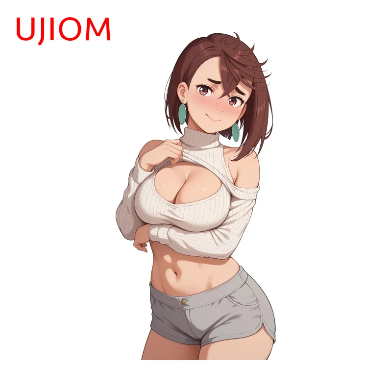 UJIOM Sexy Momo Ayase Eye Catching Big Boobs Wall Sticker HD Pattern Ingenious Chic Occlusion Scratch Decal Decoration Chambre