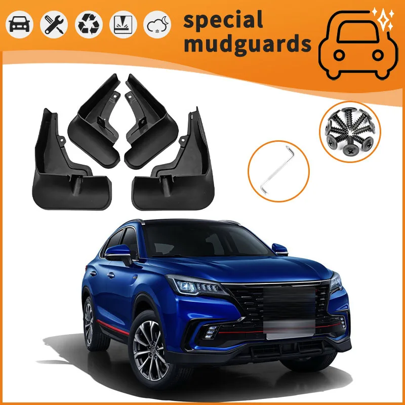 

For 21-22 Changan CS85 COUPE Mudguards Fender Mudflaps Front Rear Flares Splash Guards Cover Car Accessorie