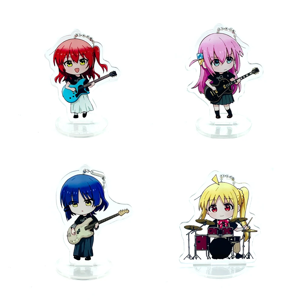 Bocchi the Rock Hitori Gotou Ryou Yamada Nijika Ijichi Ikuyo Kita B designs acrylic figure keychain pendant double purpose