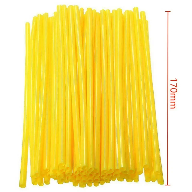 36Pcs 17cm Motorcycle Wheel Rim Spoke Wrap Kit Universal Colorful Decorative Spokes Dirt Pit Bike Motorcycle Decor Accessories