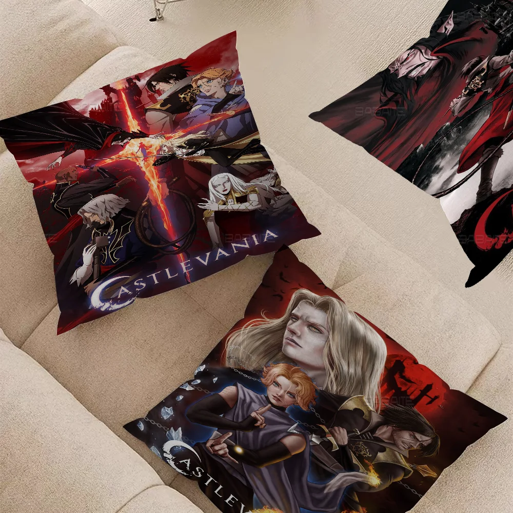 Anime Game Castlevania Pillow Cushion Cover Pillowcase Living Room Sofa Home Decor Customized