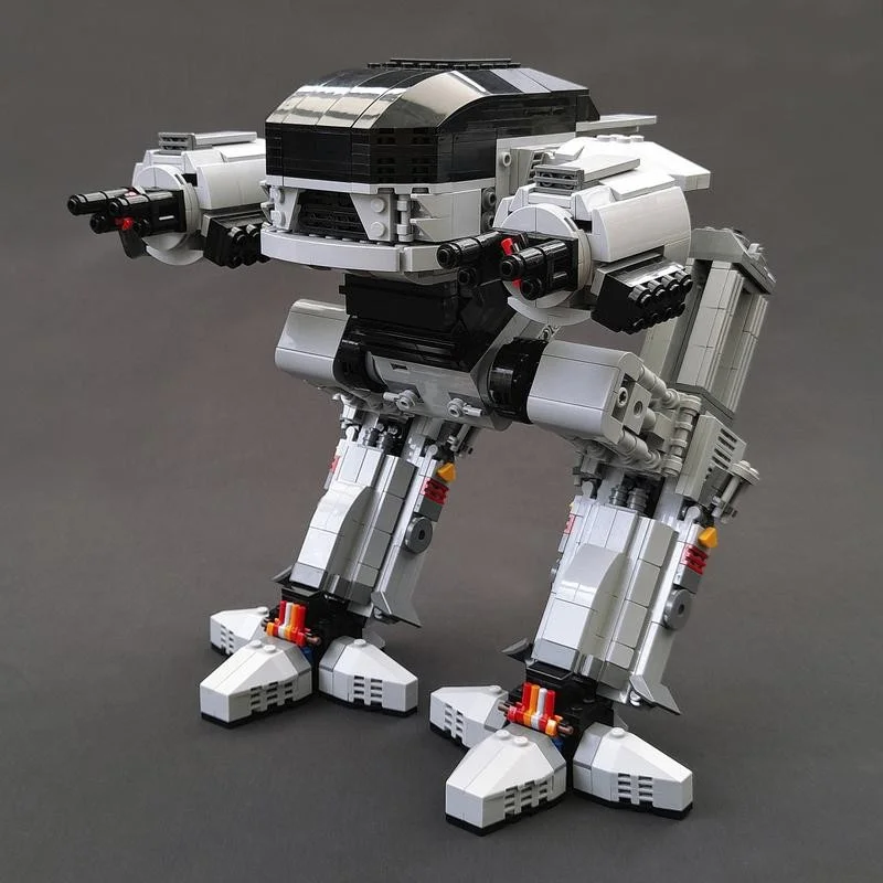 

1473pcs MOC UCS Scale RoboCop ED-209 Robot Sci-Fi Model Fine Replica DIY Building Blocks Gift