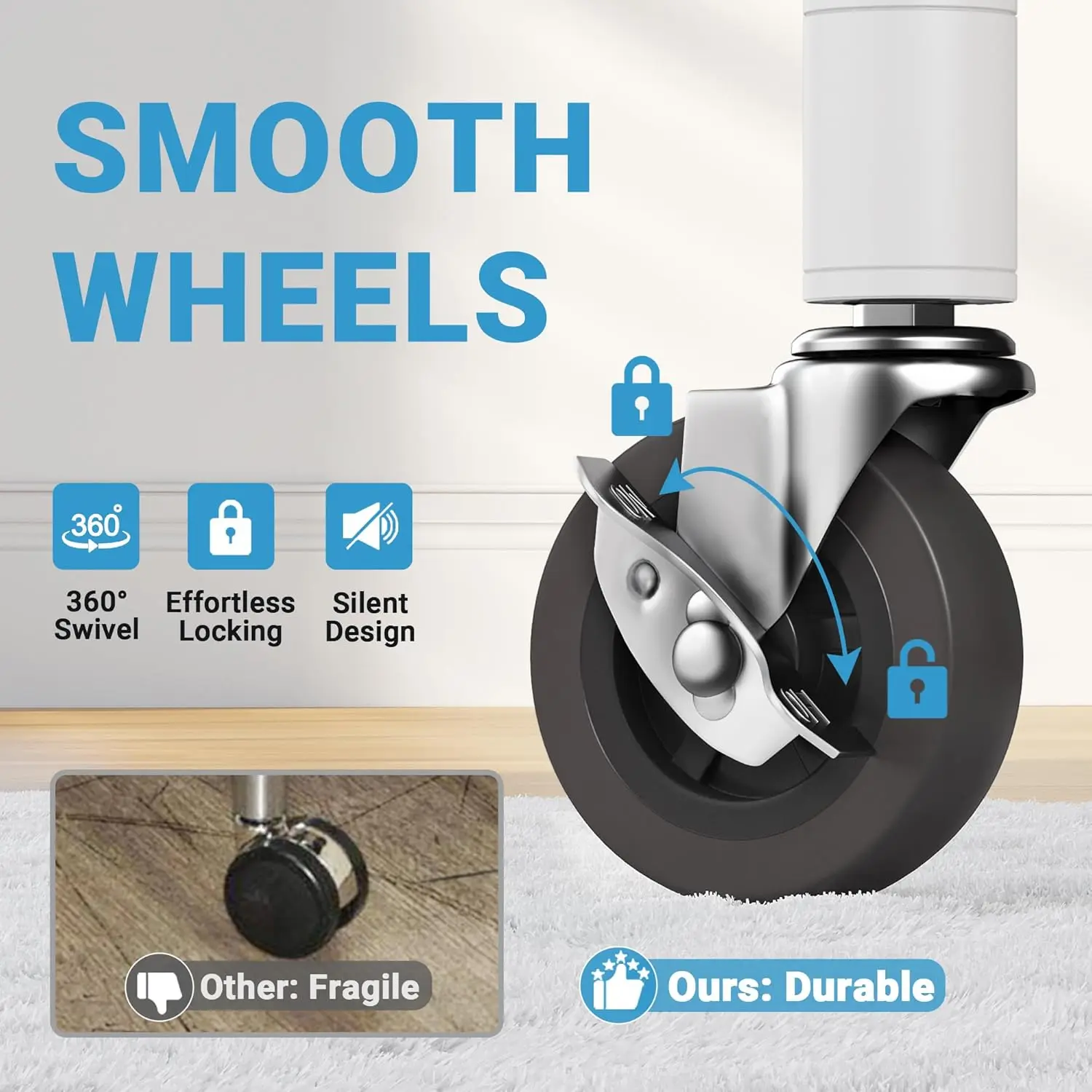 Vipk-R1L Roupas Rack com Tampa, Heavy Duty Garment Rack, Luzes LED Reguláveis, Rolando Armário Portátil para Pendurar