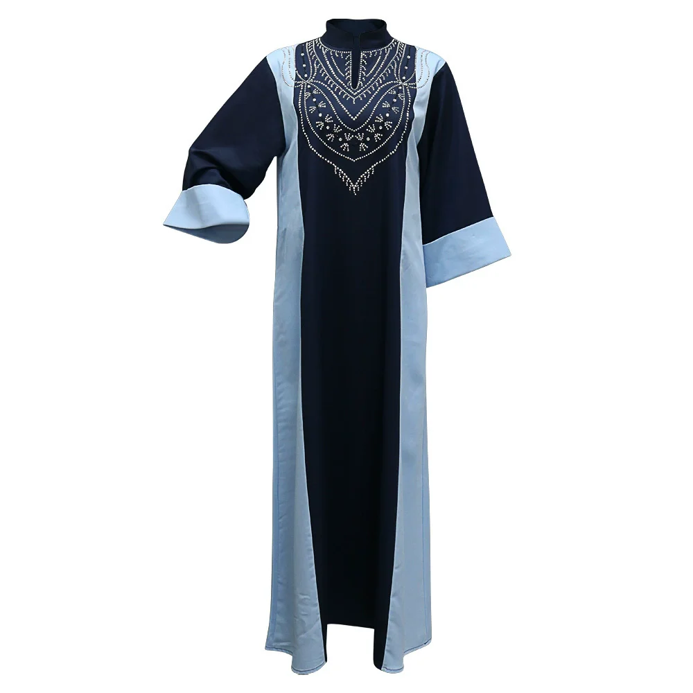 Eid Muslim Dresses for Women Party Kaftan Abaya Jalabiya Diamonds Morocco Saudi Arab Long Robe Dubai Abayas Islam Vestidos
