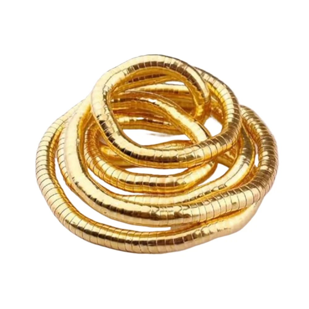 90 سنتيمتر ملفوفة اعوج القلائد سبيكة مقطوعة الرأس الذيل الرجال النساء شخصية الأزياء قلادة المجوهرات #2