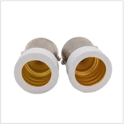B15D a E14 / E12 adattatore convertitore presa adattatore lampada B15D a E12/ E14 portalampada adattatore lampadina, bianco, nero
