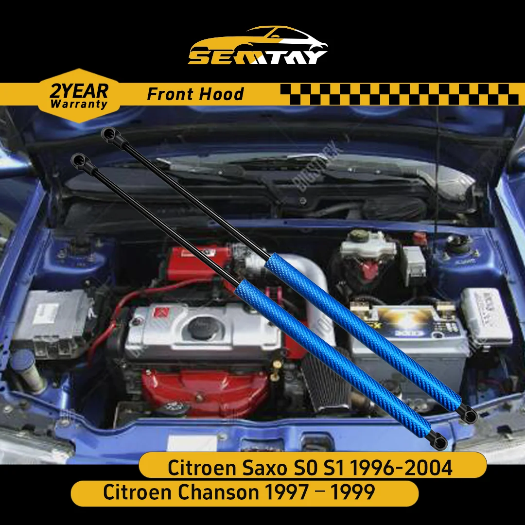

Стойки капота SEMTAY, опора подъема капота, пружинный демпфер для Citroen Saxo S0 S1 1996-2004/Chanson 1997–1999 гг., автомобильный аксессуар