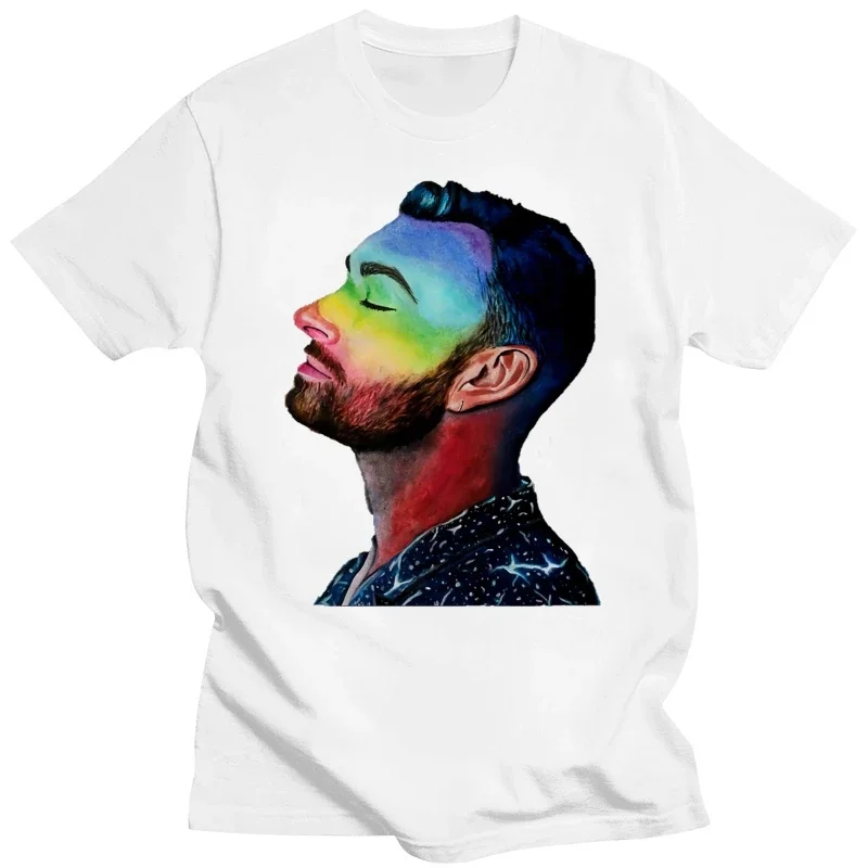 

Short Sleeve.2024.Summer vintage.funny.Male.Printing Tee.tops Laozhuoo Sam Smith Men Classic Fit T Shirts for Men Ctom Gift Tee