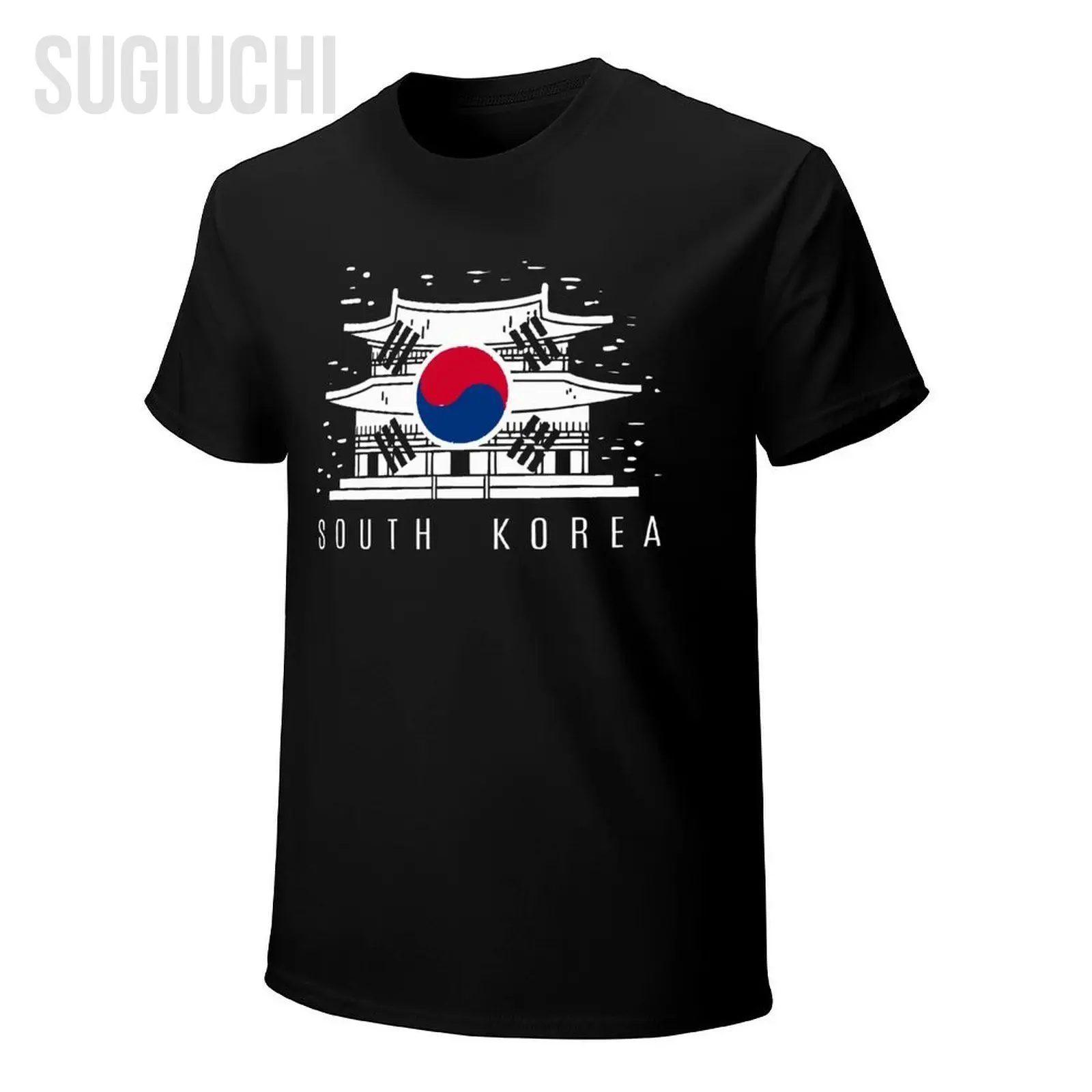 Men Patriotic South Korea Flag for Korean Tshirt Tees O-neck T Shirts Women Boys 100% Cotton Short T-Shirt Unisex All Seasons