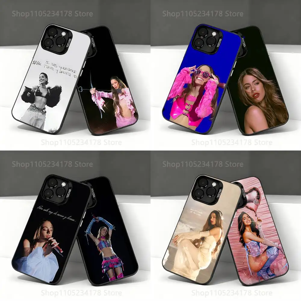 

T-Tini S-Stoessel Singer Phone Case For iPhone 17,16,15,14,13,12,11,Pro,Max,Plus,E,Air,Mini Black Tpu IMD Cover
