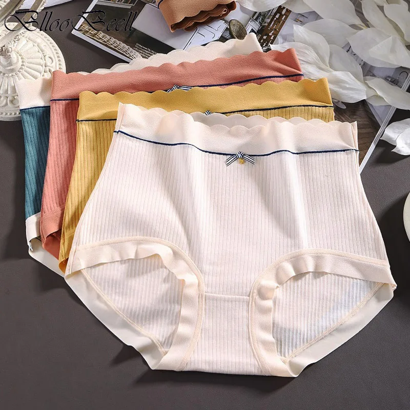 

New Cotton plus size Women's Underwear Sexy High Waist Panties Ladies Classic Briefs Breathable Underpants Lingerie