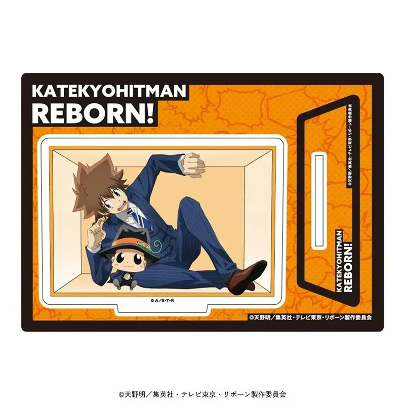 Katei Kyoshi Hitman Reborn Anime Figuren Stand Modell Platte Sawada Tsunayoshi Flug Figuren Desktop Dekoration Freunde Geschenk Cos