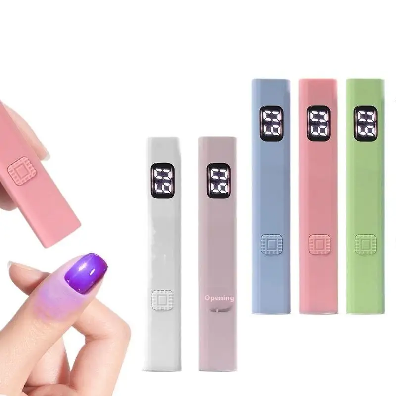 Mini salone di moda e portatile Asciugatrice per unghie USB ad asciugatura rapida Strumenti per fototerapia domestica Lampada per unghie UV professionale a LED