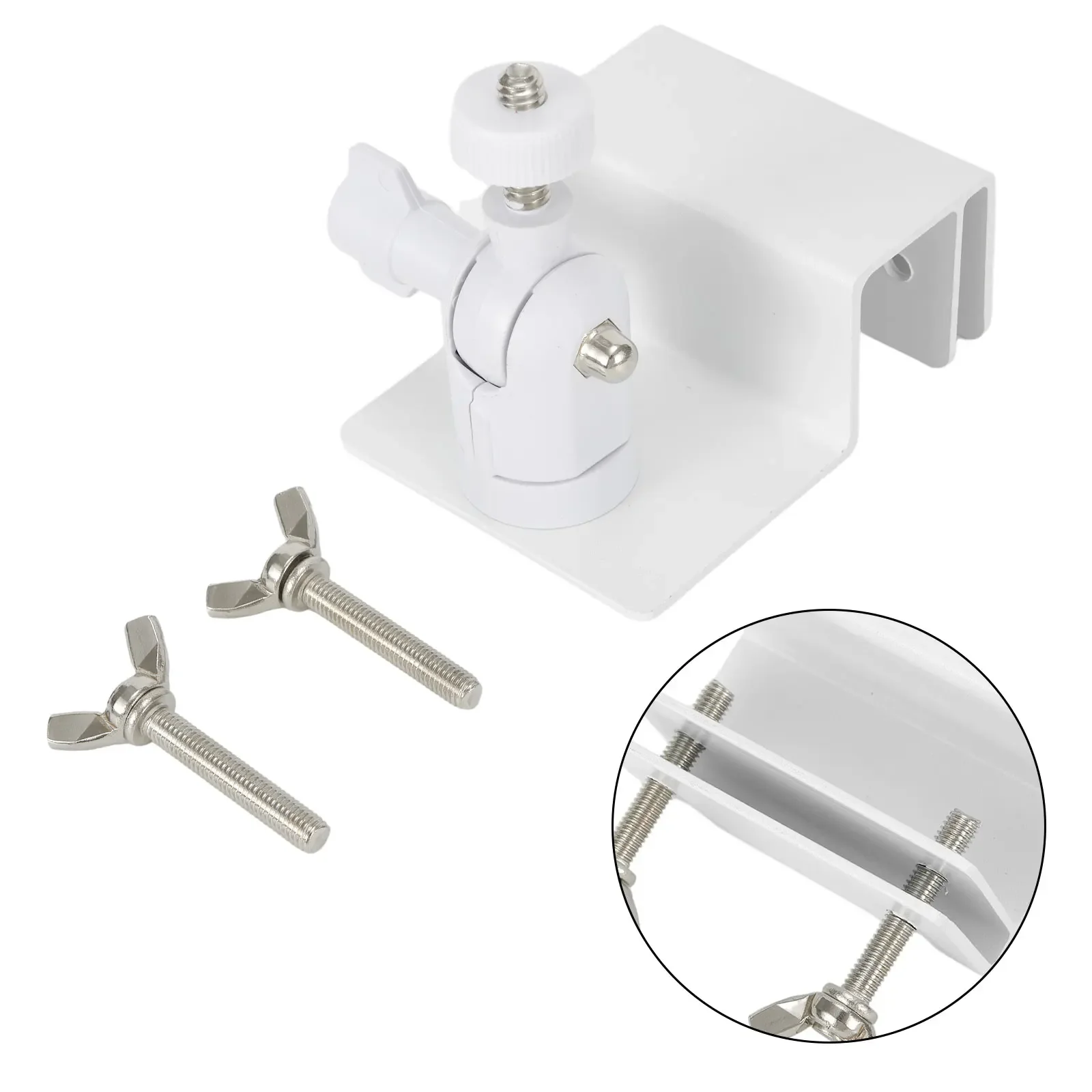 1pc Security Cameras Roof Gutter Special Bracket Solar Panel Bracket Weatherproof Gutter MountBracket With Screw Adapter