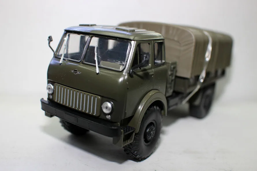 HAW ABTONPOM Models 1/43 MAZ-505 1962 Truck Diecast Toys USSR Military Cars for collection