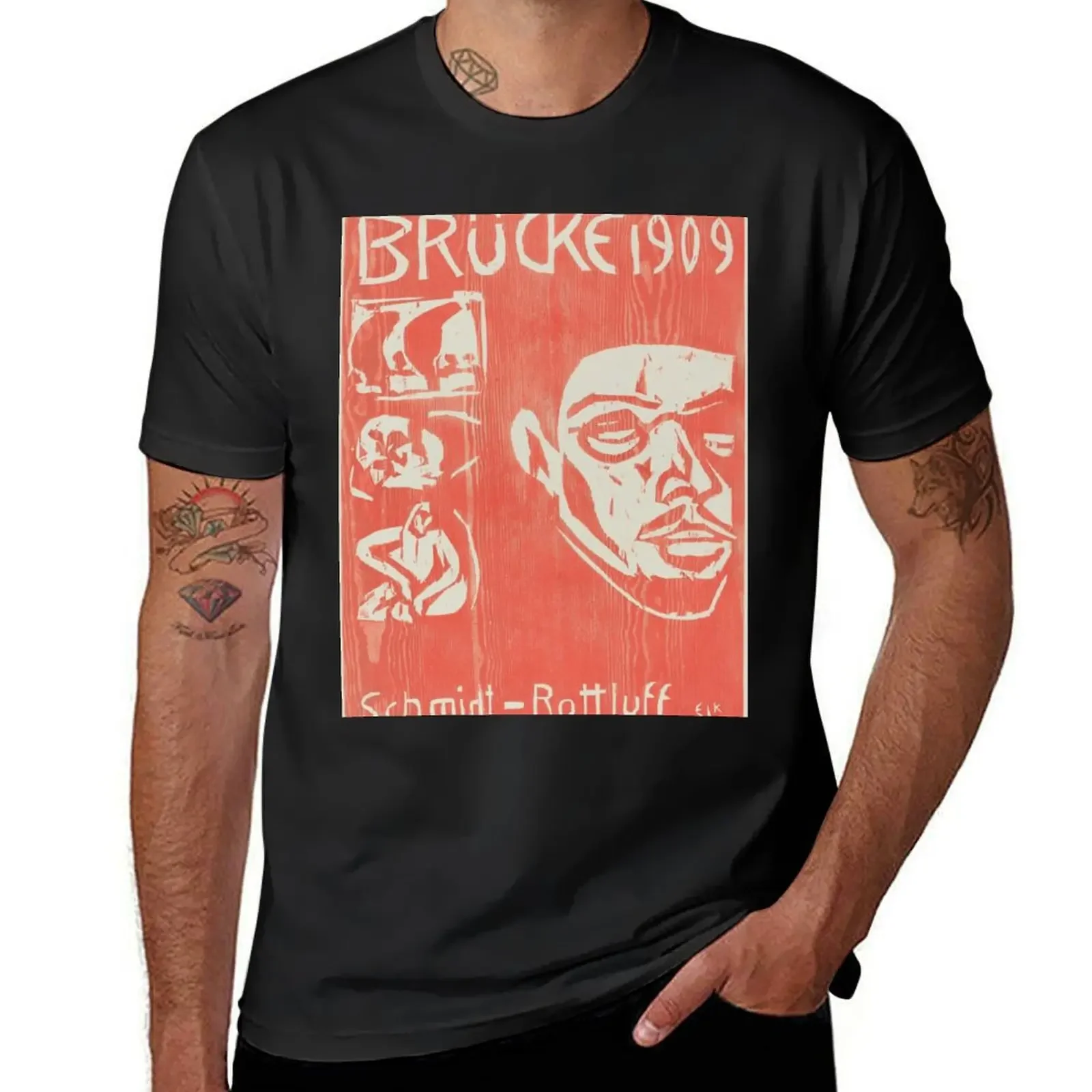 Cover of the Fourth Yearbook of the Artist Group the Brucke (1909) by Ernst Ludwig Kirchner T-Shirt