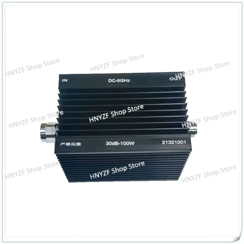 100W Fixed Attenuator N Type Frequency DC-6GHz 1-60dB