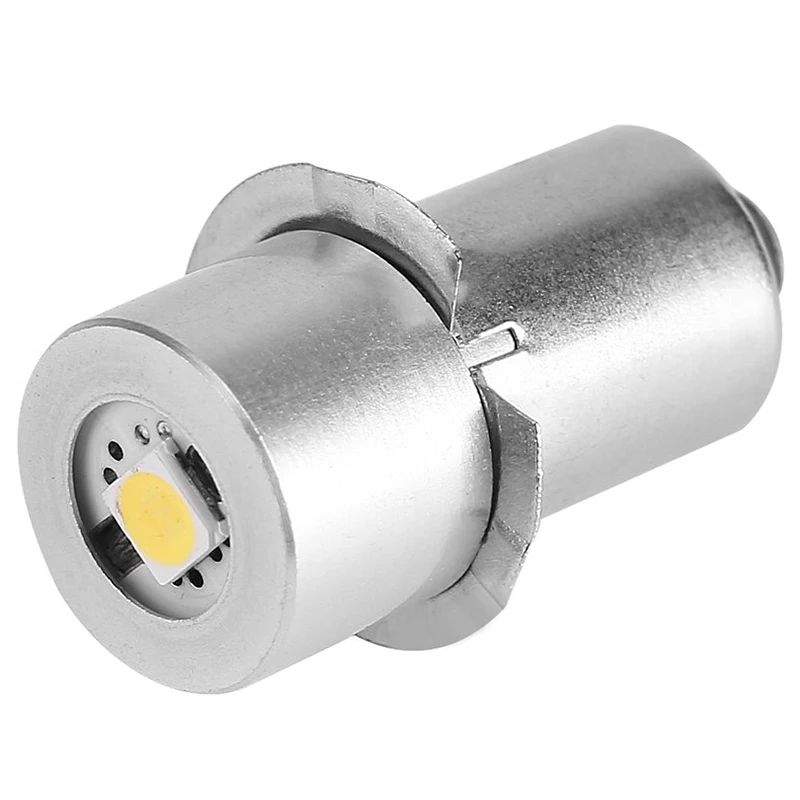 1W P13.5S Led Flashlight Bulb, 100~110LM 2700~7000K Replacement Bulb Torch Lamp Emergency Work Light(6V)