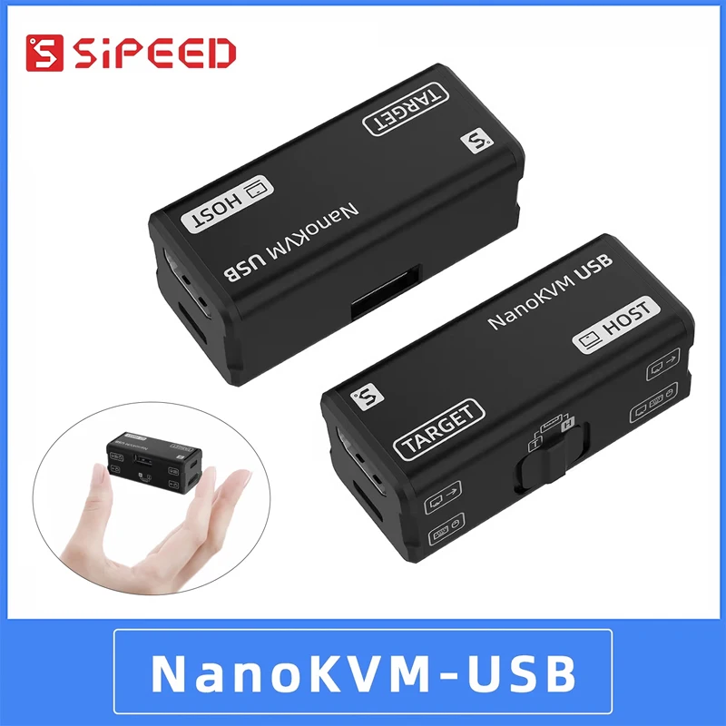 

Sipeed NanoKVM USB O&M Инструмент с пальцами 4K USB KVM для серверных SBCs Карта захвата USB 3.0 HDMI-совместимый контурный USB-переключатель