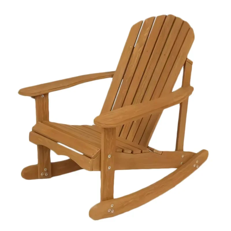 

Outdoor solid wood frog chair, American casual lazy rocking chair