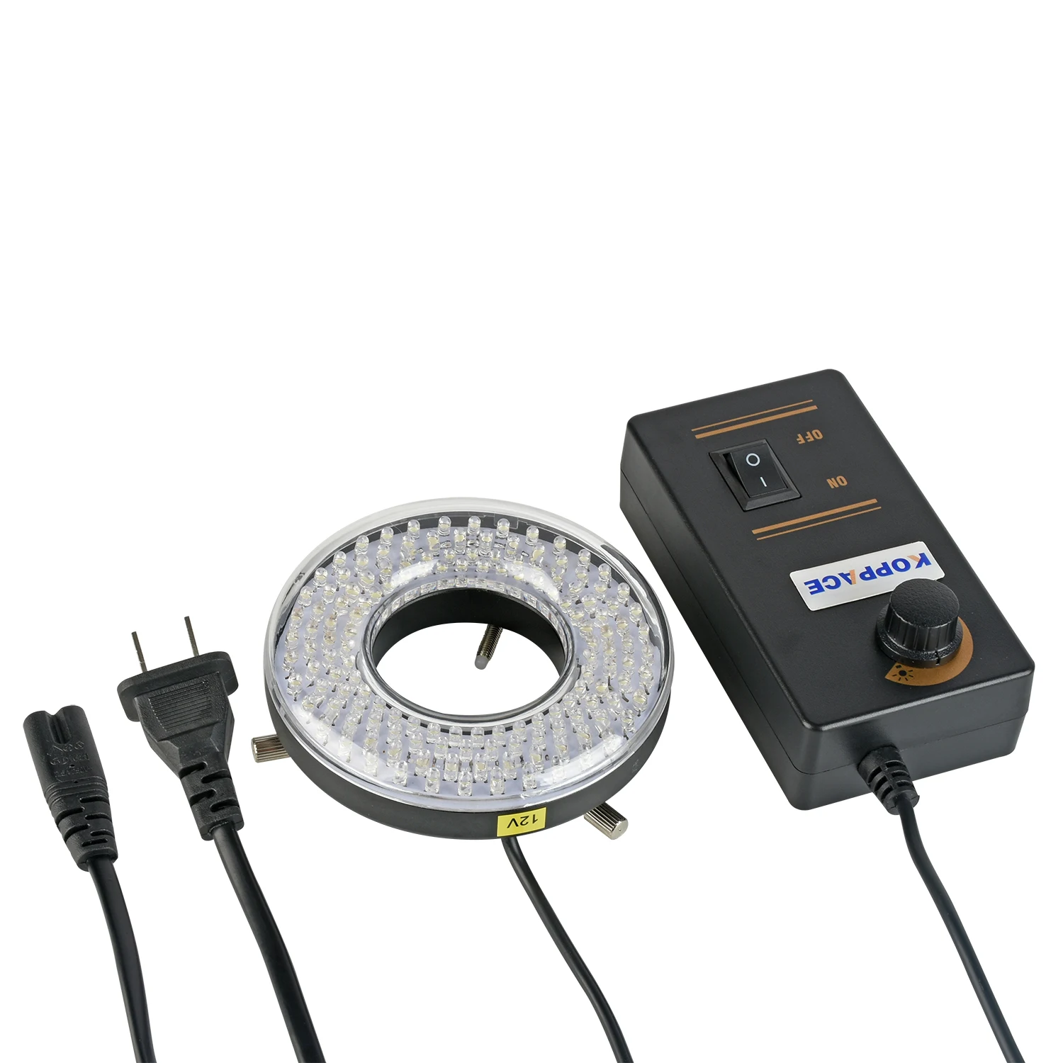 

KOPPACE 64mm Installation Size 144 Lamp Beads Microscope LED Ring Light Source With Adjustable Brightness