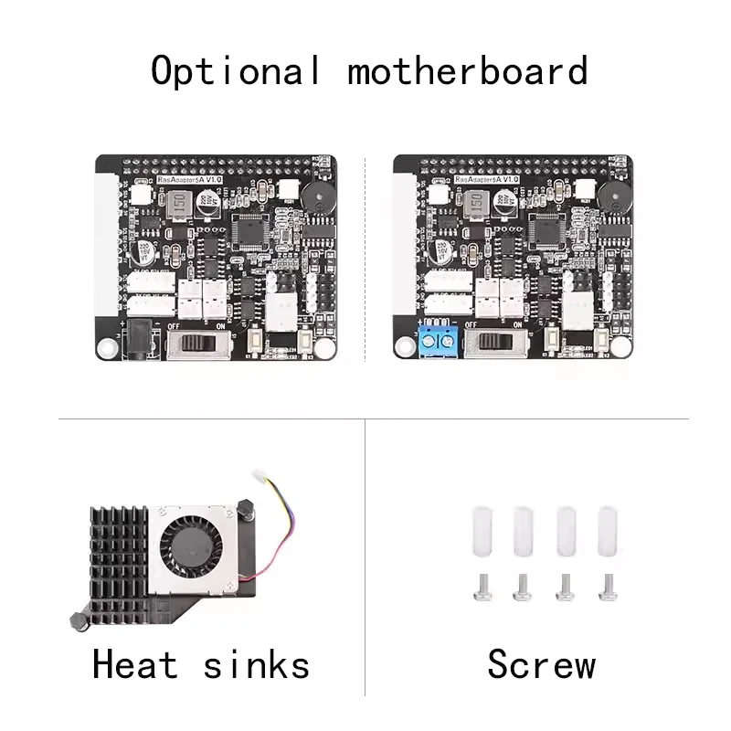Hiwonder Servo e Scheda Driver Motore con Dissipatore di Calore Attivo per Raspberry Pi 5/4B Scheda di Espansione Smart Car Robot Braccio Kit di Parti