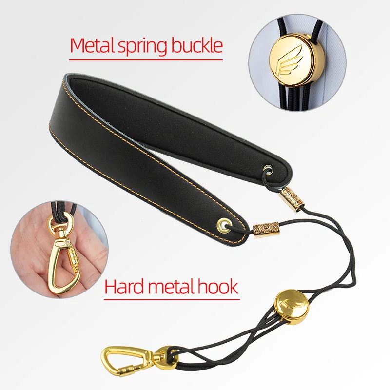 

Alto Tenor Soprano Baritone Saxophone Instrument Electric Wind Instrument Leather Saxophone Strap Saxophone Lanyard Neck Strap Protective Neck Strap