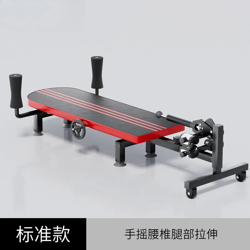 Cervical and lumbar retractor traction bed widening lumbar intervertebral disc process length and height scoliosis correction