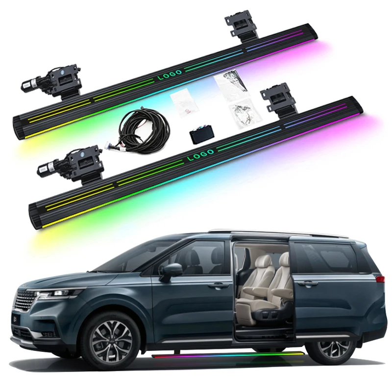 

Automatic Electric Power Neon Led Light Side Step Running Board for KIA Carnival 2021-2025