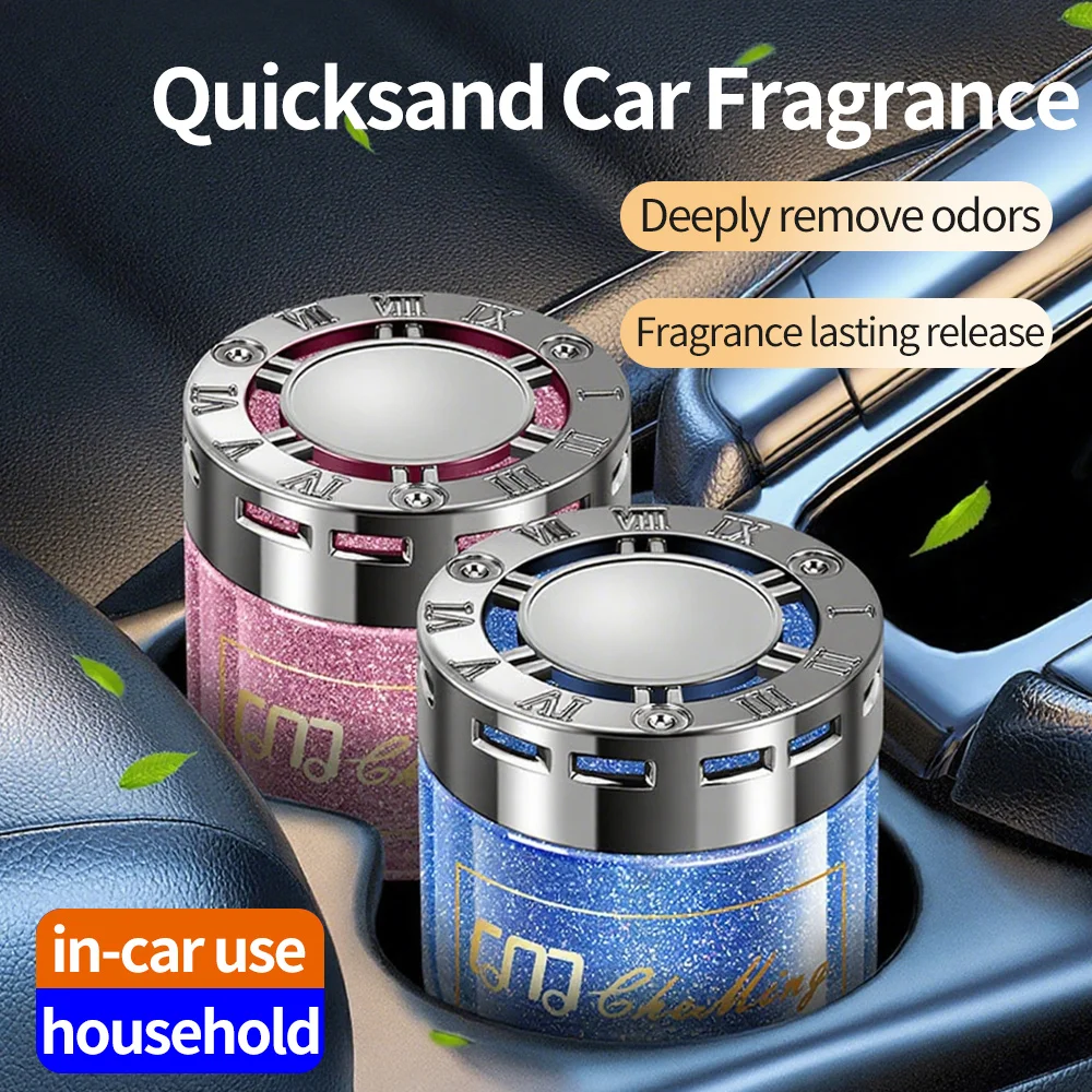 Parfum solide d'aromathérapie à sable mouvant ciel étoilé monté sur voiture, parfum longue durée de qualité supérieure pour voitures, nouveau Style pour hommes et 1 pièce